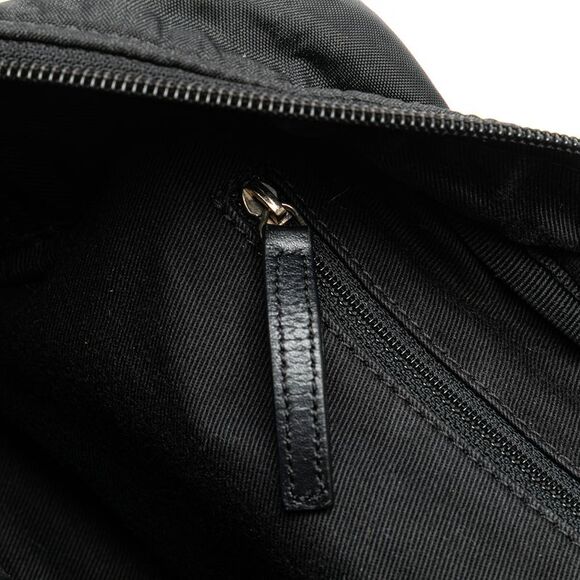 Pre Loved chanel Quilted Nylon Satchel Handbag Women Black Handbags - Picture 7 of 8